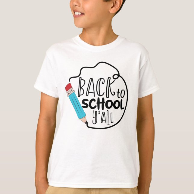 School Kids' Hanes TAGLESS® T-Shirt (Front)