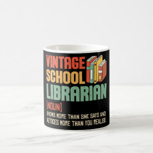School Librarian Pronunciation Funny Coffee Mug