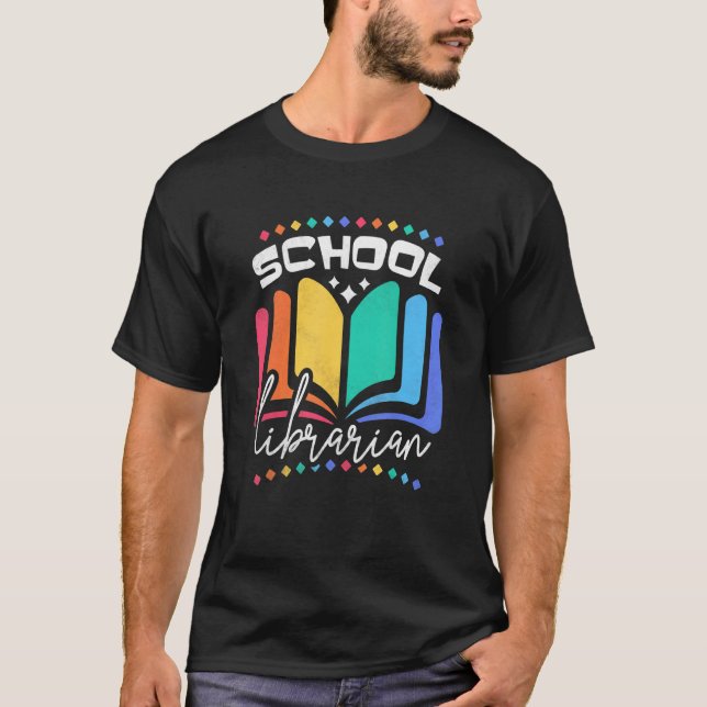 School Librarian T-Shirt (Front)
