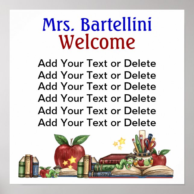 School / Library / Classroom Poster - SRF (Front)