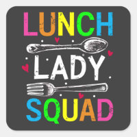 School Lunch Lady Squad Cafeteria Workers