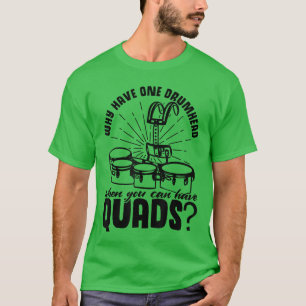 School Marching Bandenor Drums Funny Drummer gift T-Shirt