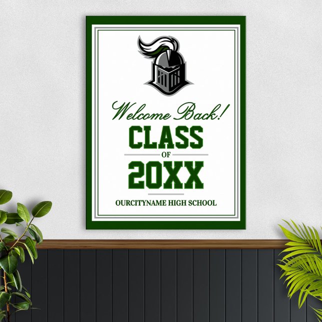 School Mascot Class Reunion Welcome Poster (Creator Uploaded)