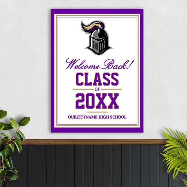 School Mascot Class Reunion Welcome Poster (Creator Uploaded)