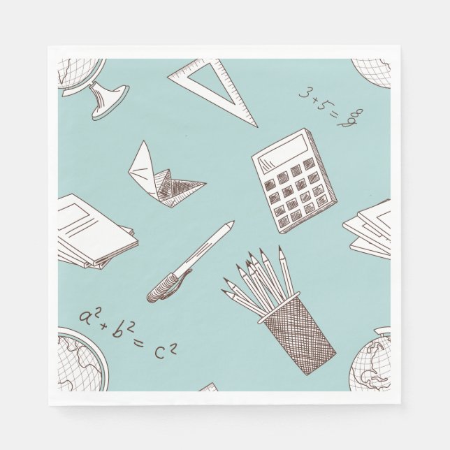School Maths Napkin (Front)