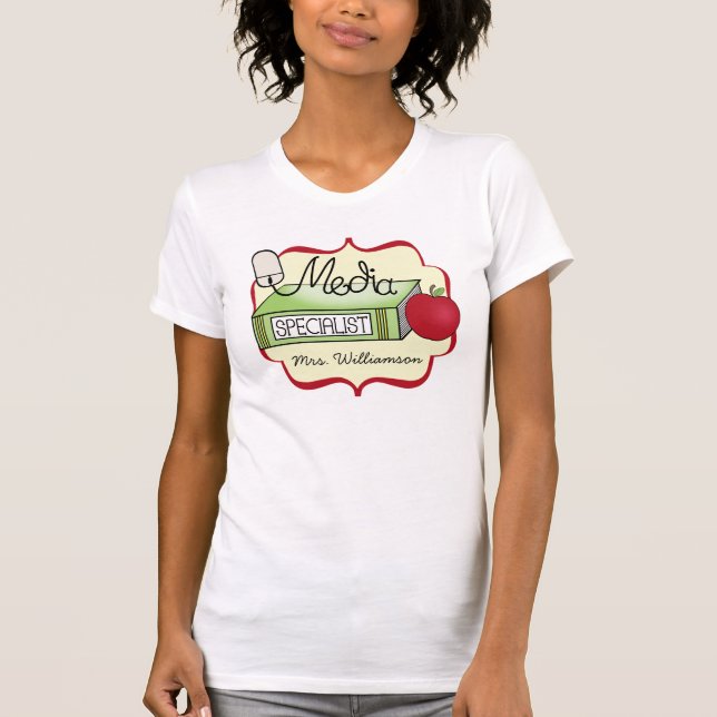 School Media Specialist T-Shirt (Front)