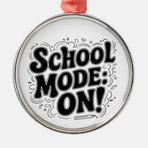 School Mode: ON! ,Vintage-Inspired Design Metal Tree Decoration
