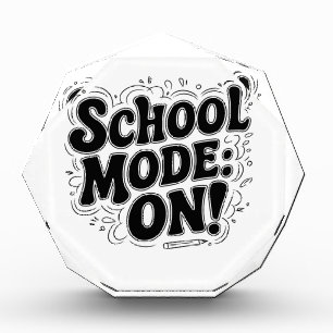 School Mode: ON! ,Vintage-Inspired Typography Photo Block