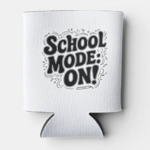 School Mode: ON! ,Vintage-Inspired Typography with Can Cooler
