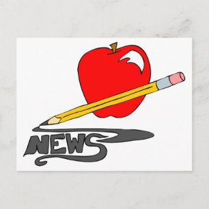 School Newsletter Postcard