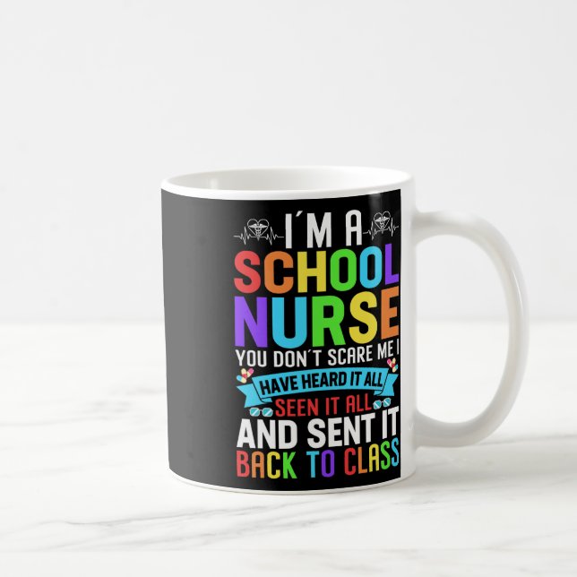 School Nurse Appreciation Nursing Elementary Schoo Coffee Mug (Right)