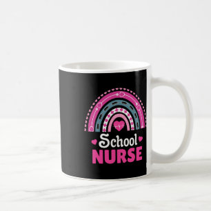 School Nurse Boho Rainbow Coffee Mug