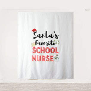 School Nurse Christmas Tapestry
