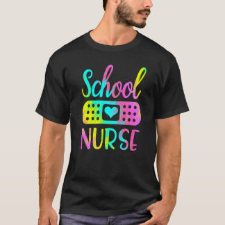 School nurse Cute women RN symbol nursing job stet T-Shirt