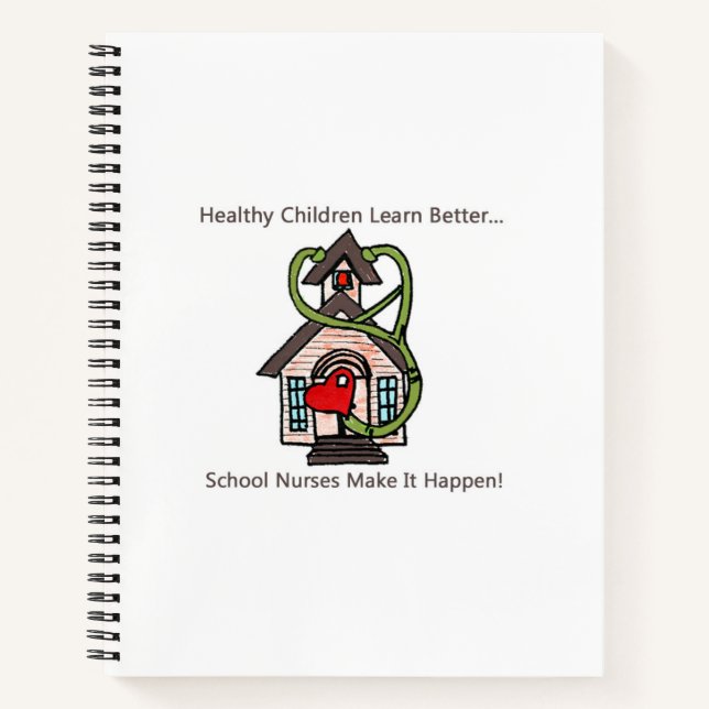 School Nurse daily journal, calendar, notebook etc (Front)