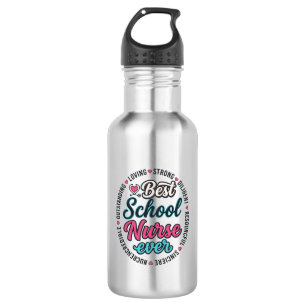 School Nurse Ever Vintage Engraving Shirt Design_1 532 Ml Water Bottle