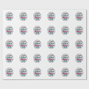 School Nurse Ever Vintage Engraving Shirt Design_1 Wrapping Paper