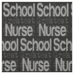 School Nurse Extraordinaire Fabric