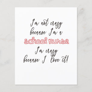 School Nurse - flyer, paper, notepad, custom form Flyer