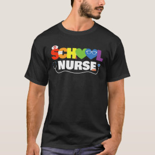 School Nurse Gift Registered Nurse Back To School T-Shirt