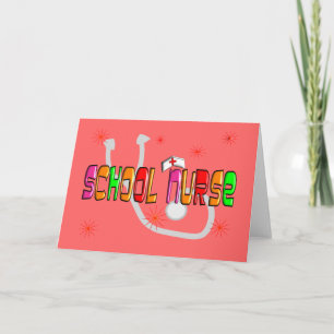 School Nurse Gifts & T-Shirts Card