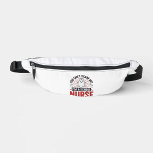 School Nurse Halloween Ghost Vintage Shirt Design_ Bum Bags