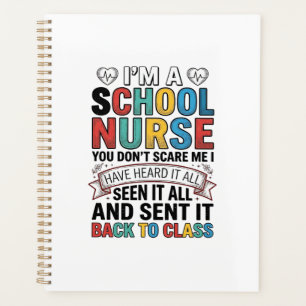School Nurse Heard It All Funny Teacher Shirt Desi Planner