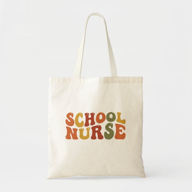 School Nurse Nurses Day Gift Tote Bag (Front)