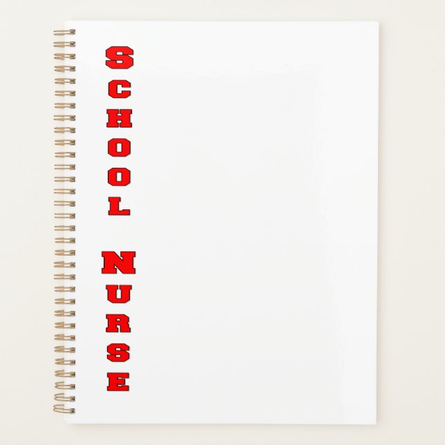 School Nurse Planner (Front)