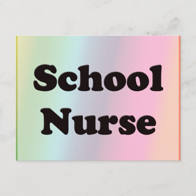 School Nurse Postcard (Front)
