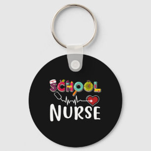 School Nurse Registered Nurse Nursing Ck To School Key Ring