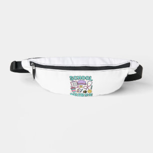 School Nurse Vintage Medical Collage Shirt Design_ Bum Bags
