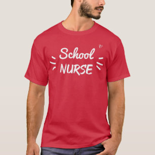 School nursecute family gift idea for Mum Dad amp  T-Shirt