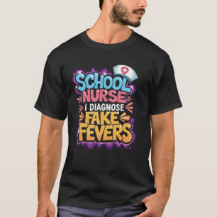 School Nursing Quote for 100 Days School Nurse App T-Shirt