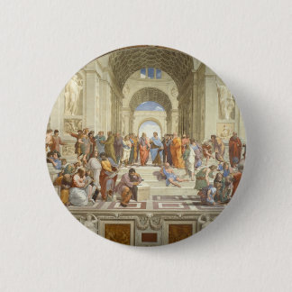 School of Athens 6 Cm Round Badge