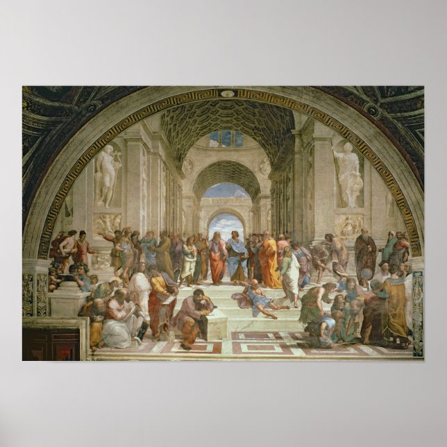 School of Athens, from the Stanza della Poster (Front)