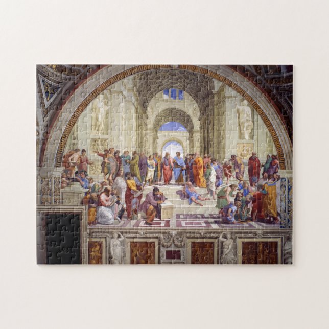 School of Athens, from the Stanza della Segnatura Jigsaw Puzzle (Horizontal)
