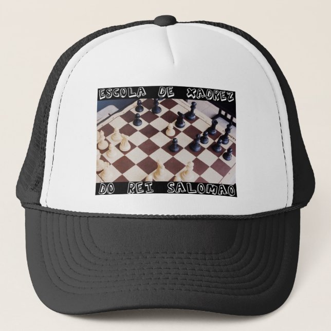 School of Chess of King Salomão Trucker Hat (Front)