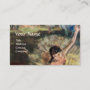 SCHOOL OF DANCE / BALLERINA BALLET DANCER BUSINESS CARD