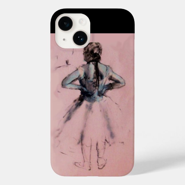 SCHOOL OF DANCE ,BALLERINA  BALLET DANCER IN PINK Case-Mate iPhone CASE (Back)