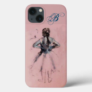 SCHOOL OF DANCE /BALLERINA BALLET DANCER MONOGRAM  iPhone 13 CASE