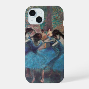 SCHOOL OF DANCE ,BALLERINA BALLET DANCERS IN BLUE iPhone 15 CASE