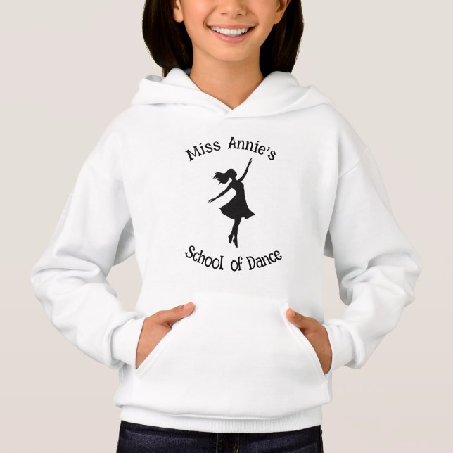 School of Dance Dancer Silhouette Customisable (Front)