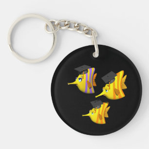 School Of Fish Key Ring