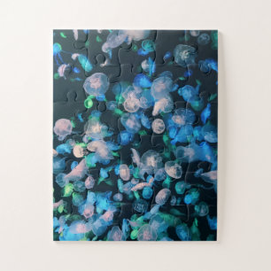 School of Jellyfish, Glow in the Dark Jigsaw Puzzle
