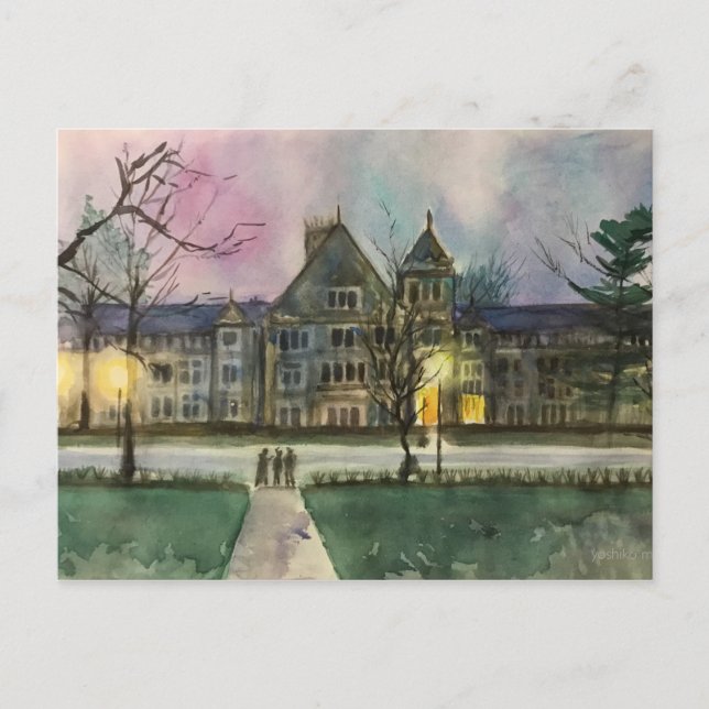 School of Law — Ann Arbor, Michigan Postcard (Front)