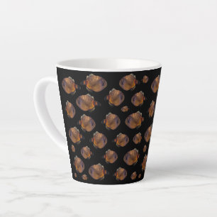 School Of Leather Jacket Fish, Latte Mug