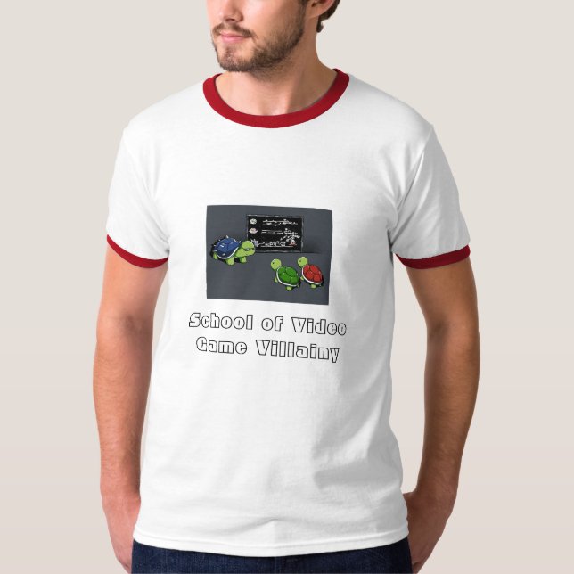 School of Video Game Villainy T-Shirt (Front)