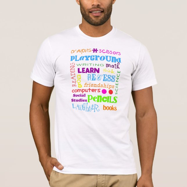 school of word T-Shirt (Front)