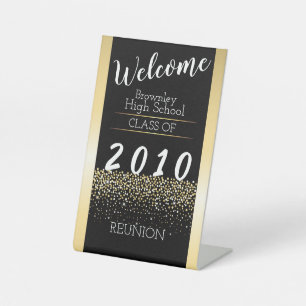 School or Class Reunion Pedestal Sign